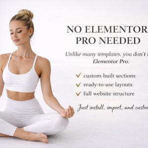 WordPress-tema för yogastudio | Hemsidemall för hälsocoacher, pilatesinstruktörer | Fitnessmärken | WooCommerce bild 17