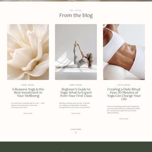 WordPress-tema för yogastudio | Hemsidemall för hälsocoacher, pilatesinstruktörer | Fitnessmärken | WooCommerce bild 5