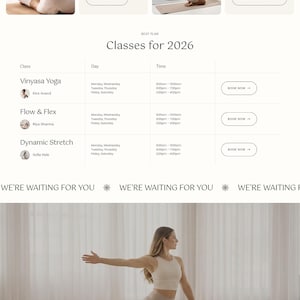 WordPress-tema för yogastudio | Hemsidemall för hälsocoacher, pilatesinstruktörer | Fitnessmärken | WooCommerce bild 6