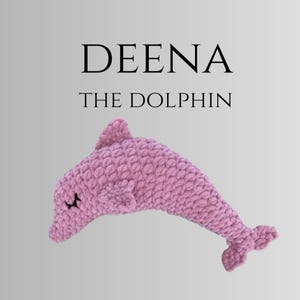 Ingen sömnad Deena delfinmönstret