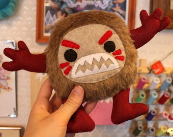 Kakamora Coconut- Handmade Faux Fur Plush Toy