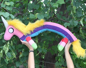 Giant Rainbow Unicorn- Handmade Fleece Plush toy