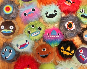 Mystery Monster- Custom faux fur plush toy