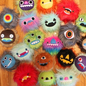 Mystery Monster- Custom faux fur plush toy
