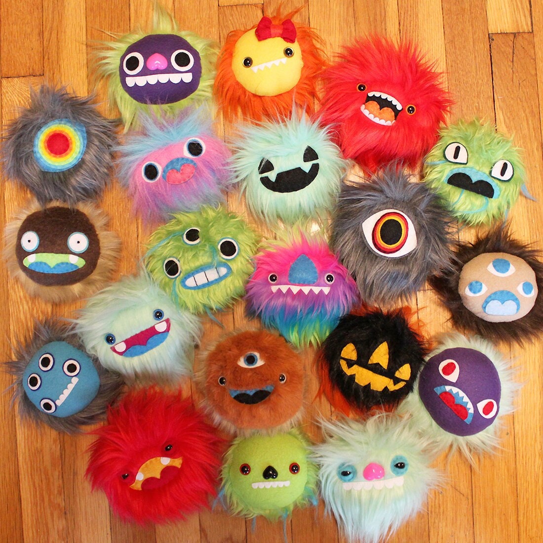 Mystery Monster- Custom Faux Fur Plush Toy - Etsy