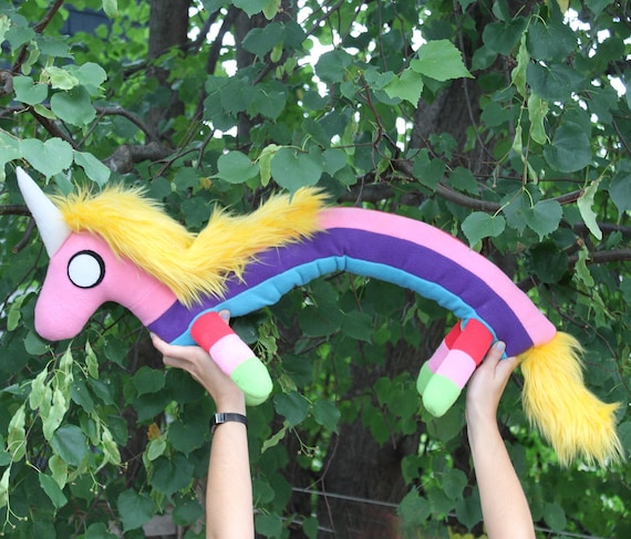 Giant Rainbow Unicorn- Handmade Fleece Plush toy