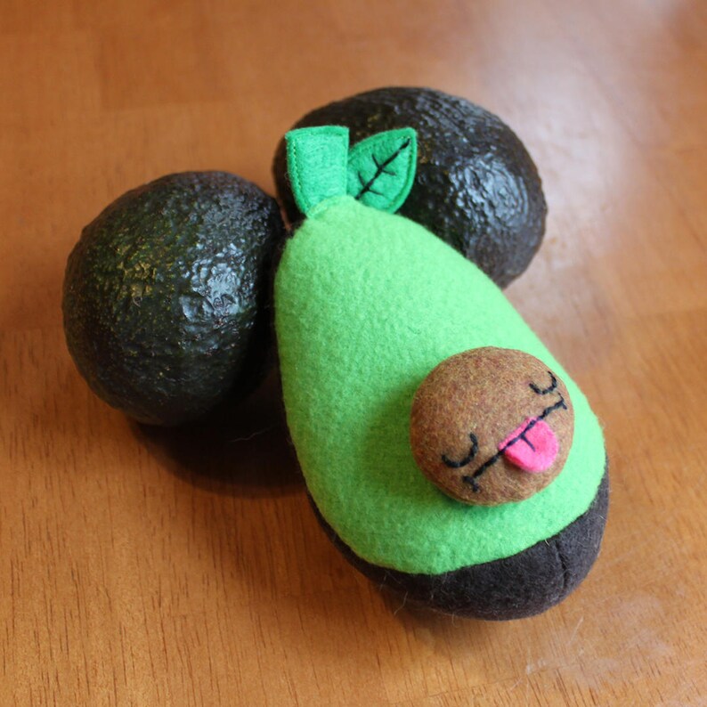 Little Avocado Fleece Plush Toy image 4