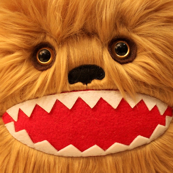 Fizzgig- ręcznie robiona pluszowa zabawka ze sztucznego futra