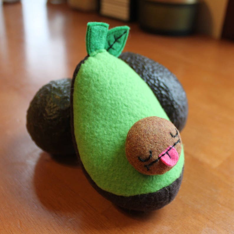 Little Avocado Fleece Plush Toy image 3