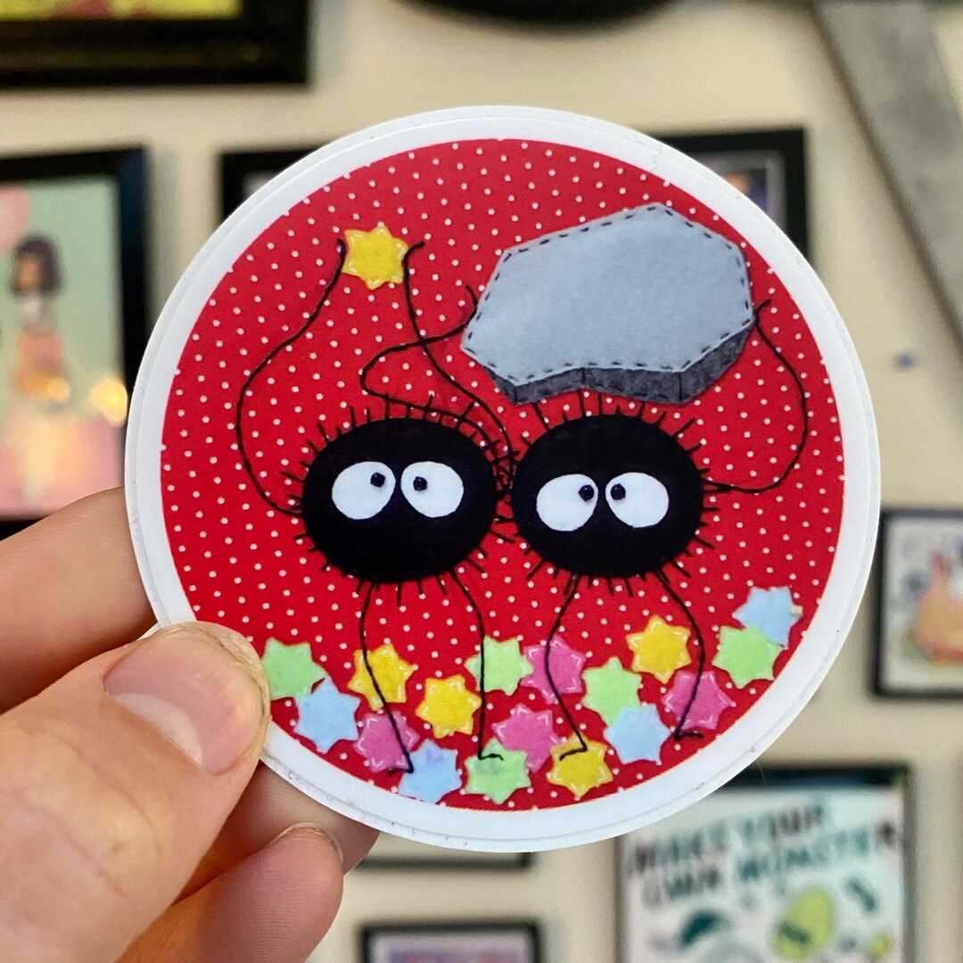 Sprite Embroidery Hoop Sticker or Magnet - Etsy