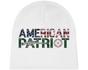 American Patriot Baby Beanie (AOP)