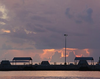 Fine Art Foto Druck - Florida Sonnenuntergang / tropischer Sonnenuntergang / Key West Sonnenuntergang