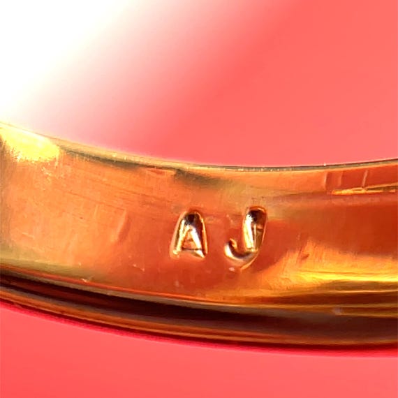 14k Ruby & Diamond Double Flower Bypass Ring set … - image 16