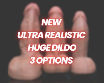 SUPER HUGE DILDO, Ultra Realistic Dildo, Fantasy Dildo, Realistic Suction Cup Dildo, Skin Color realistic Cock, Liquid Silicone Dildos.