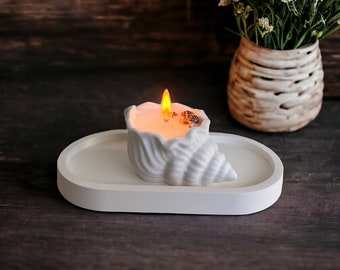 Sea Shell Candle,Candle,Handmade Candle,Home & Living Decoration,Scented Candle,Soywax,Home Decor,