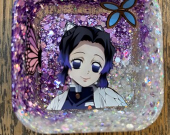 Purple anime inspired trinket box