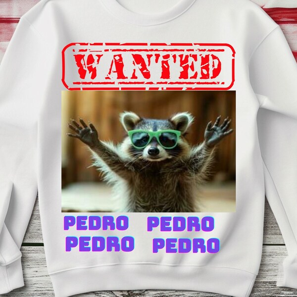 Pedro Raccoon, Png , Funny Raccoon Sublimation Design Shirt Mug Tote png Download. Raccoon Png  design, Raccoon shirt Png