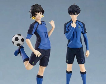 Yoichi Isagi, Bachira Meguru, cadenas bleu, figurine Yoichi Isagi, figurine d'anime, figurine articulée d'animé, cadeau d'anniversaire, figurine d'anniversaire, football !