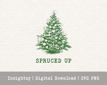 Christmas Tree Graphic Design Template Digital Download Craft Pattern Holiday Decor Festive Art Project File Format SVG Cutting Design Art