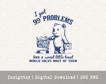 Humorous Quote Digital Art Print Line Drawing Bear Design Craft File Download SVG Cute Illustration Sweet Humor Shop Art Gift Idea Treat