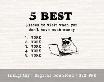 Funny Work Design Office Decor Workplace Humor Gift Idea Digital Download SVG File Workplace Art Office Decoration Work Space Saving Print