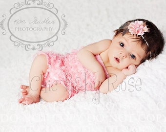 The Original Newborn Petti Romper in 22 Colors by Chic Baby Rose Great Photo Prop