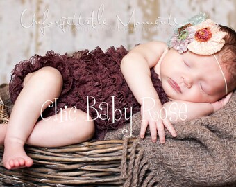 The Original Newborn Petti Romper in 22 Colors by Chic Baby Rose Great Photo Prop