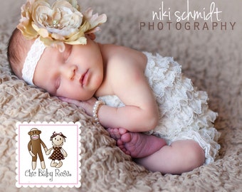 The Original Newborn Petti Romper in 22 Colors by Chic Baby Rose Great Photo Prop