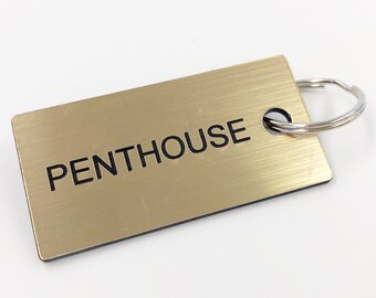 Penthouse Key Tag Key Chain