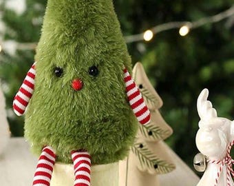 Plysch julgransdocka, juldekoration, söt julklapp