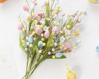 Easter Decor, Easter egg Centrepieces, Spring Decor, Spring Stems