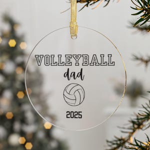 Dad Ornament | Volleyball Ornament | Dad Gift from Kids | Meaningful Gift for Dad | Husband Gift | Presents for Dad | Sentimental Gift Dad