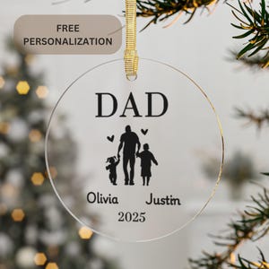 Dad Ornament | Meaningful Gift for Dad | Ornament for Dad |  Dad Gift from Kids | Husband Gift | Presents for Dad | Sentimental Gift Dad