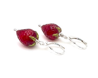 Strawberry Earrings