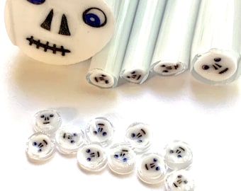 HALLOWEEN  Jack 104 COE Murrini murrine millefiory for making glass beads, glass chips   no hole