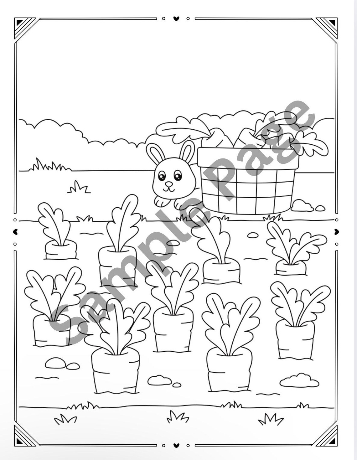 Farm Themed Coloring Book | Kid???s Coloring Pages | Activity Workbook - Etsy