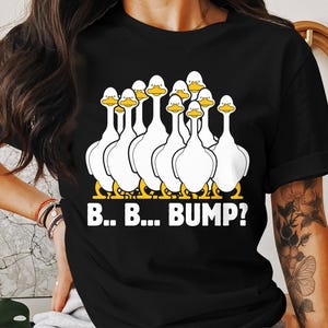 Camiseta divertida de ganso, camiseta con gráfico de gansos de dibujos animados, camisa de Animal humorística, ropa novedosa, regalo para amantes de las aves, hombres, mujeres y niños