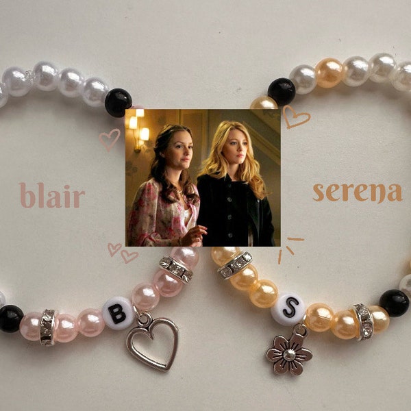 serena and blair matching bracelets gossip girl serena van der woodsen and blair waldorf friendship bracelets gift