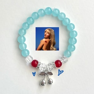 sabrina carpenter short n sweet bracelet beaded, espresso sabrina carpenter bracelet gift for her, best friend gift aesthetic y2k