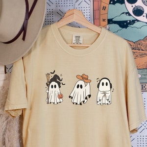 Cute Ghost Comfort Colors Tshirt for Fall