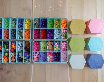REMELTABLE Picky Pad Kit, Reusable Silicone, Gift for Adults or Older Kids, Skin Picking ADHD, Stress or Anxiety Relief, DIY Fidget Toy