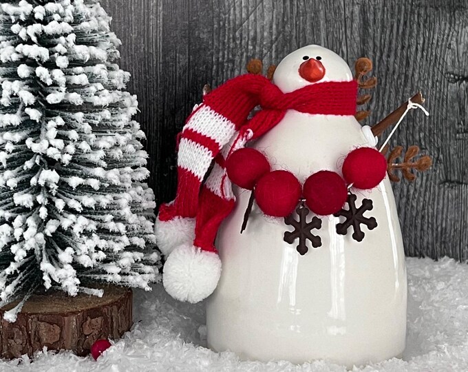 Peace the Snowy Snowman Angel main image 1