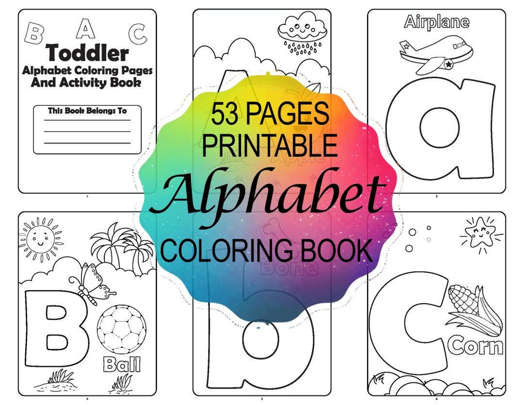 Alphabet Coloring Pages, Preschool Coloring Pages, Letter Coloring ...