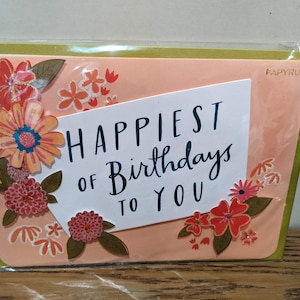 Papyrus Birthday card Happiest