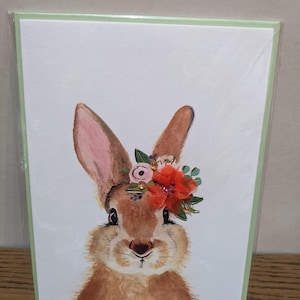 Papyrus Blank card Easter bunny blank inside for your own message