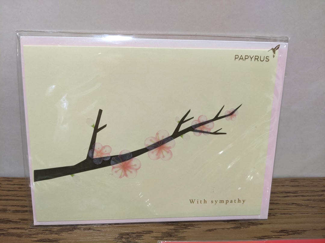 Papyrus Sympathy Card Thinking of You - Etsy