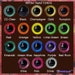 Glittering eyes 9mm 12mm 15mm 18mm 21mm 30mm