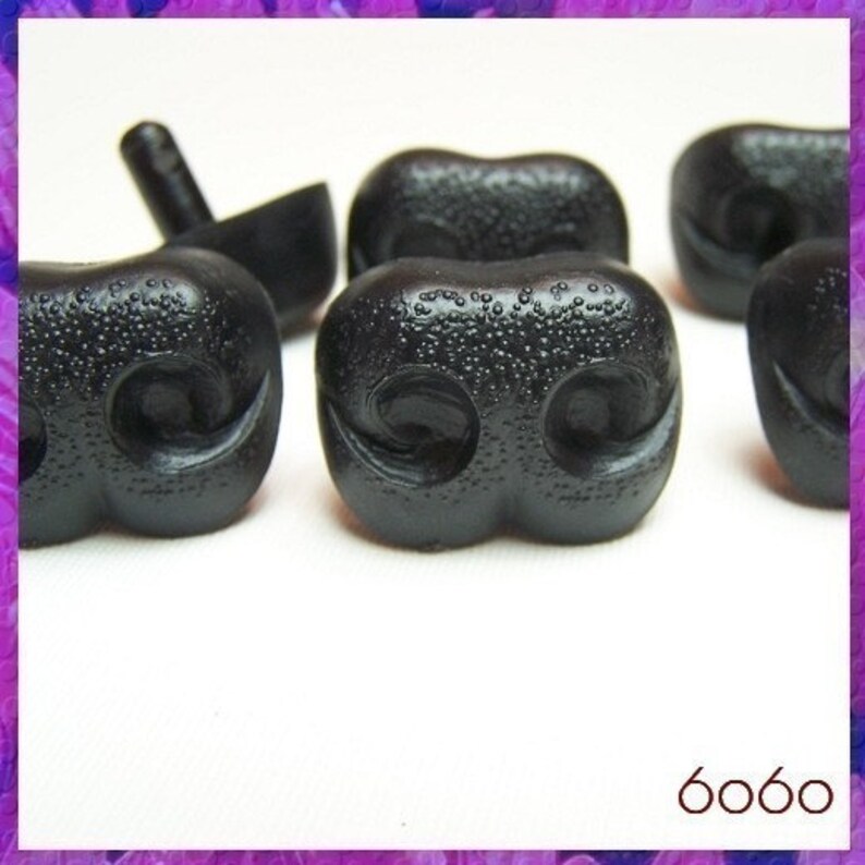 30 Mm Black Plastic Nose Stuffed Animals Noses Amigurumi Etsy