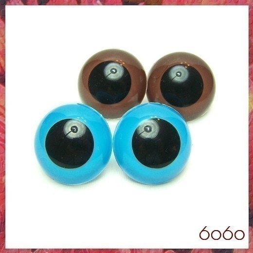 Plastic Safety Eyes - 30mm Light Blue - 4 Pairs