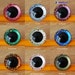 Magic in your eyes hand painted eyes 12mm 15mm 18mm 21mm safety eyes - your choice of size 